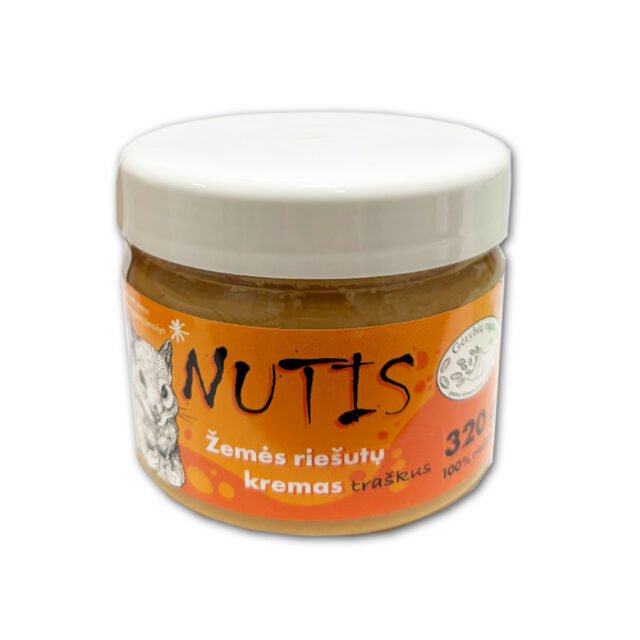 Traškus žemės riešutų kremas Nutis 320 g