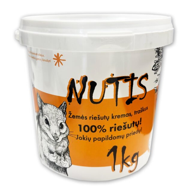 Traškus žemės riešutų kremas Nutis 1 kg