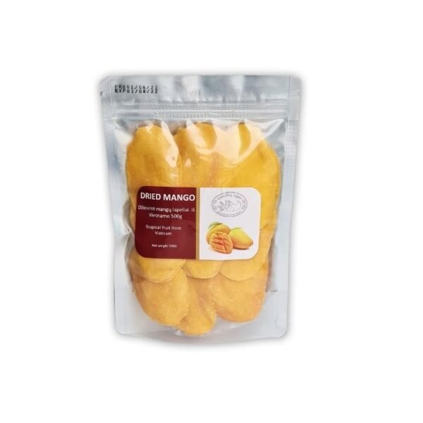 mango lapeliai be cukraus