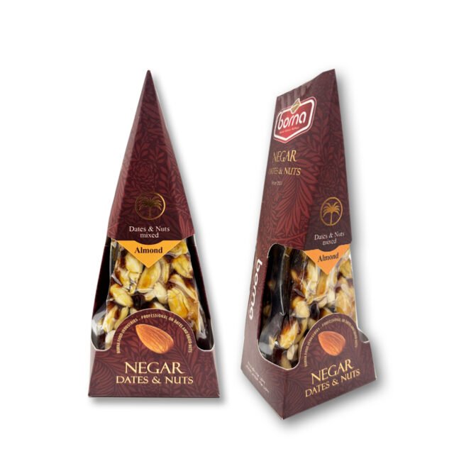 Džiovintų datulių ir migdolų riešutų mišinys ,,NEGAR” 220g