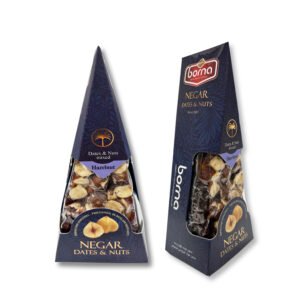 Džiovintų datulių ir lazdyno riešutų mišinys ,,NEGAR” 220g