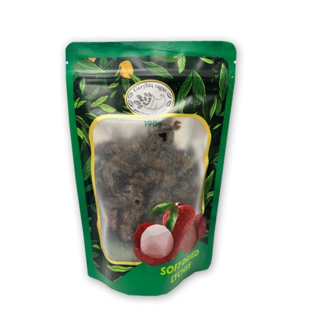 Džiovintas ličio vaisius su kauliukais 190g (Vietnamas)